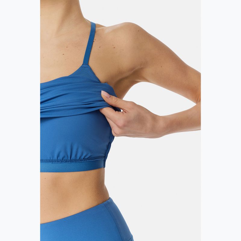 Dámské tréninkové tričko Cardio Bunny With Built-in Blue Bra 6