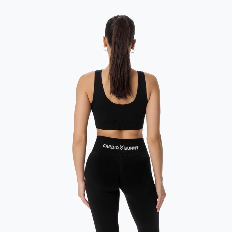 Sportovní podprsenka Cardio Bunny Seamless black 5
