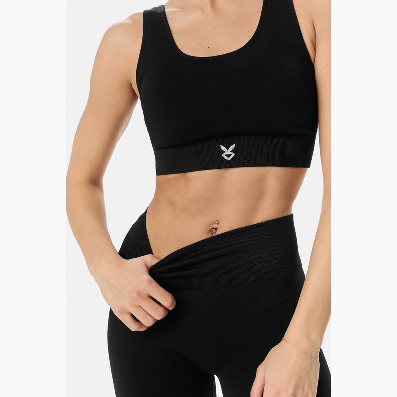 Sportovní podprsenka Cardio Bunny Seamless black 6