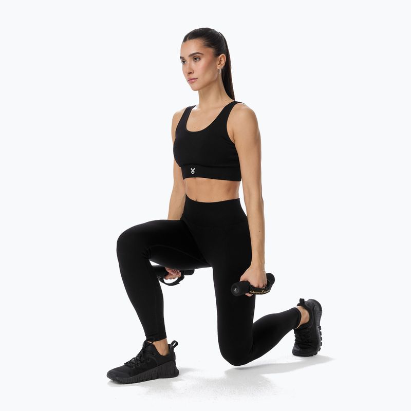 Sportovní podprsenka Cardio Bunny Seamless black 7