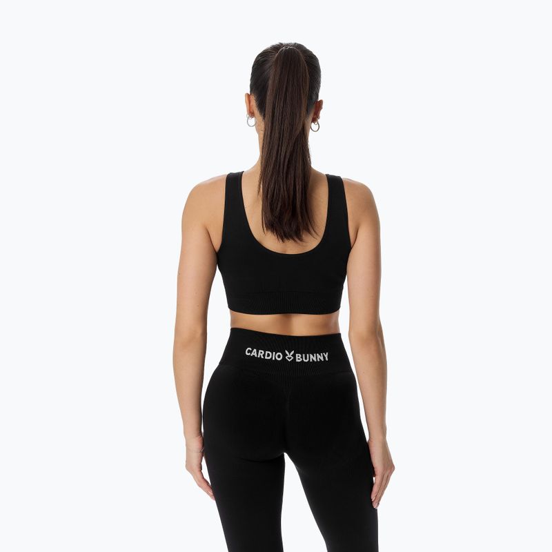 Dámské tréninkové legíny Cardio Bunny Seamless Push-Up black 5