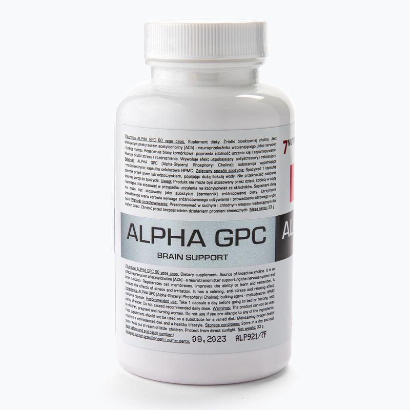 Alpha GPC 7Nutrition paměť a koncentrace 60 kapslí 7Nu000436 2