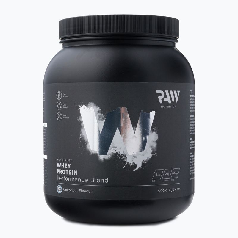 Syrovátkový protein Raw Nutrition 900g kokos WPC-59016