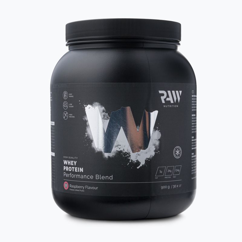 Syrovátkový protein Raw Nutrition 900g malina WPC-59016