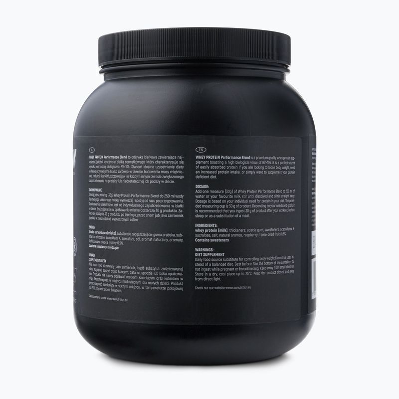 Syrovátkový protein Raw Nutrition 900g malina WPC-59016 2