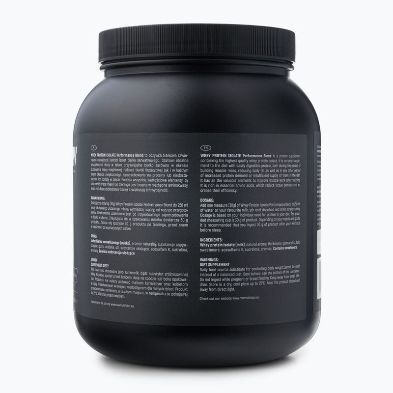Whey Protein Isolate Raw Nutrition 900g čokoláda WPI-59017 2