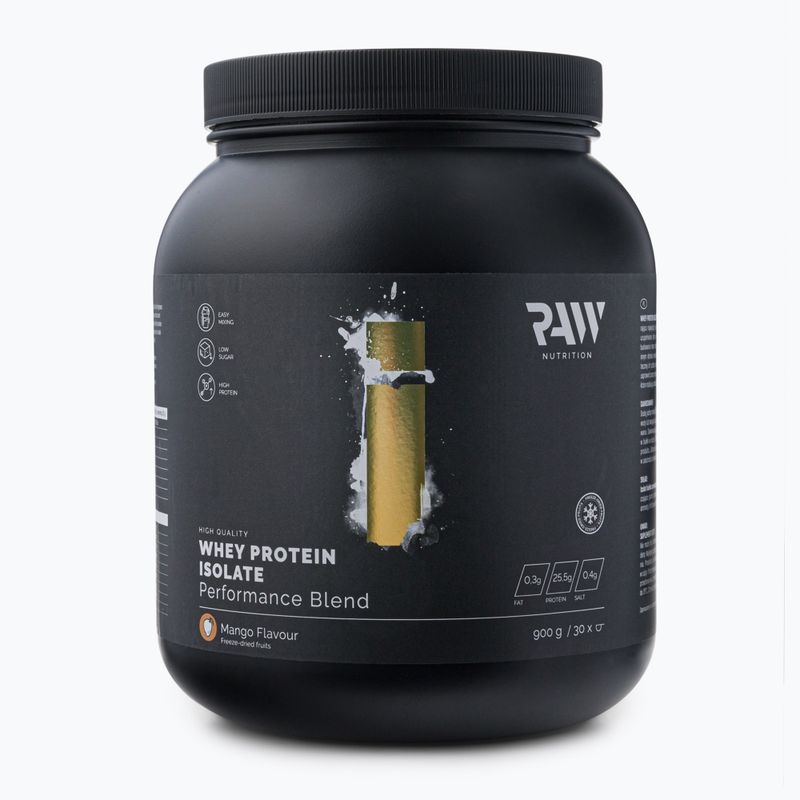 Izolát syrovátkové bílkoviny Raw Nutrition 900g mango WPI-59017