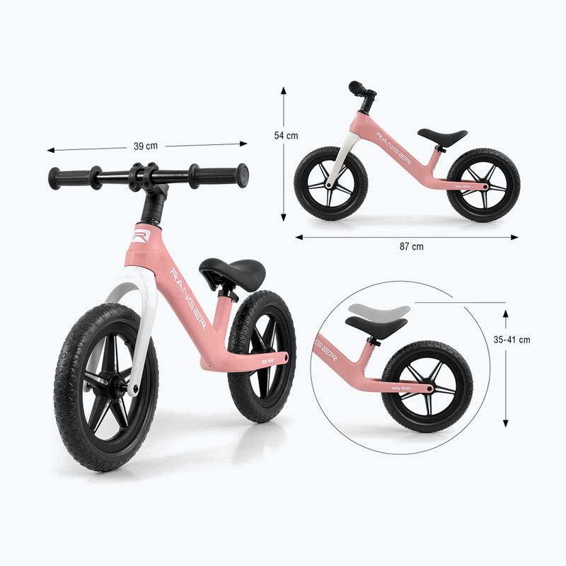 Běžecké kolo Milly Mally Ranger Flash pink 10