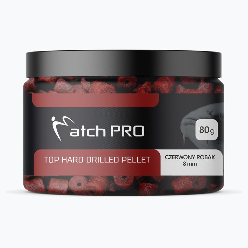 MatchPro Top Hard Drilled Red Worm 8 mm červená 979564