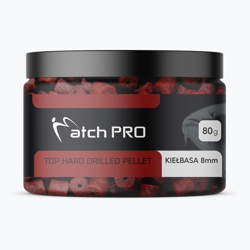 MatchPro Top Hard Sausage háček pelety 12 mm červený 979610