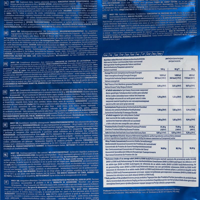 Syrovátkový protein Trec 100 Chocolate 700 g 2