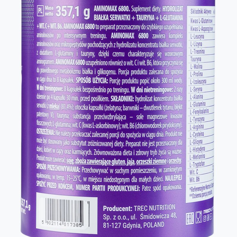 Amino Max Trec 6800 aminokyseliny 320 kapslí TRE/021 2