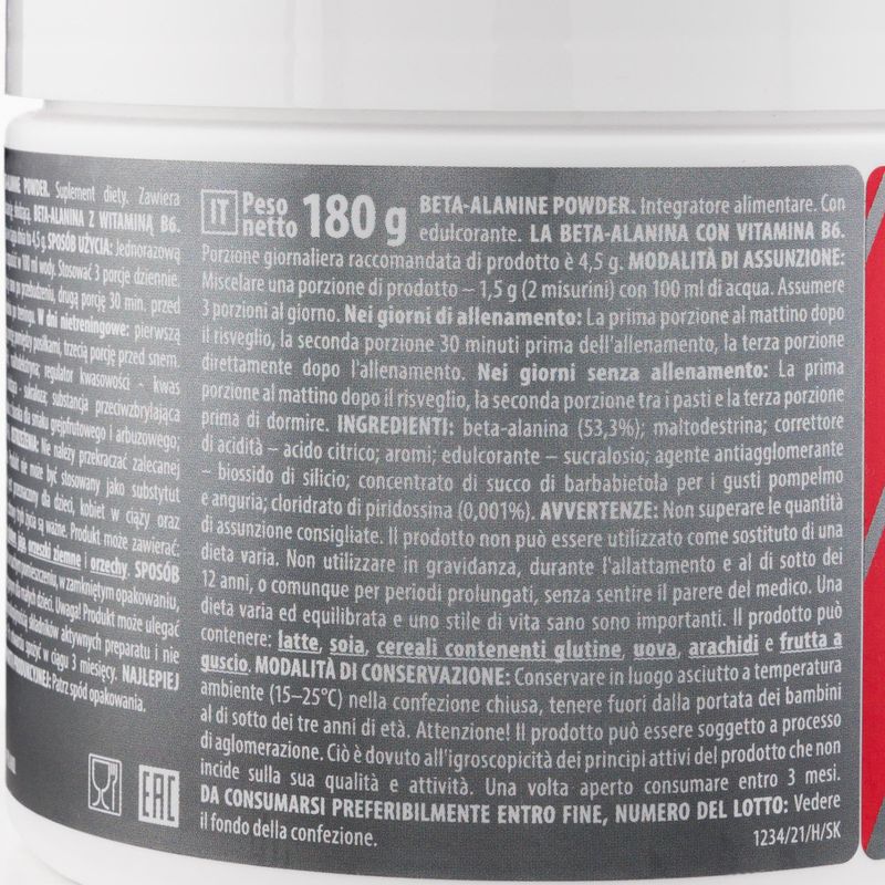 Beta Alanine Trec aminokyseliny 180g meloun TRE/910 3