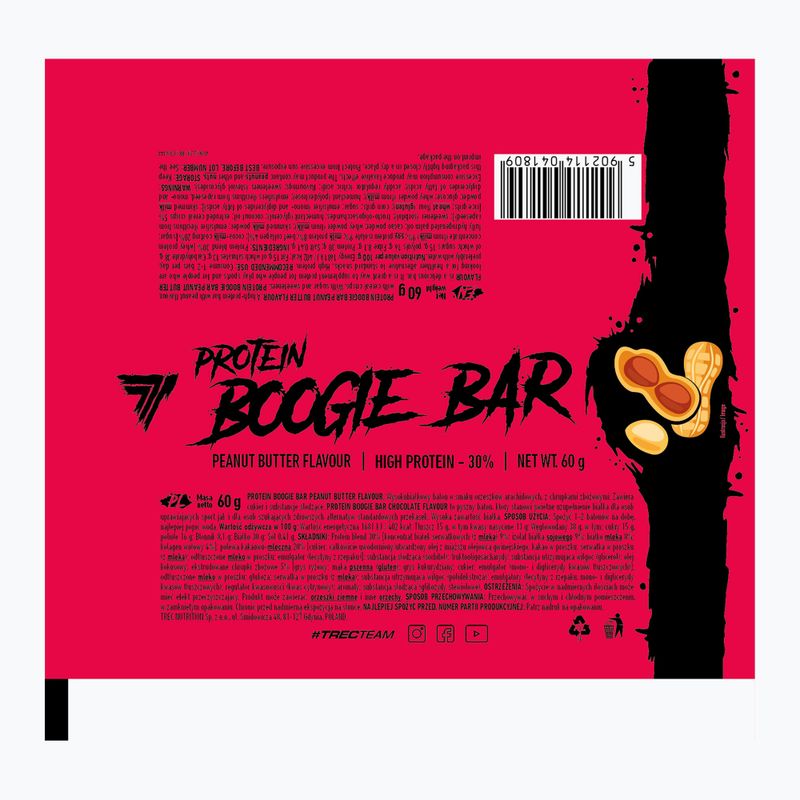 Trec Boogie Protein Bar 60 g arašídové máslo 2