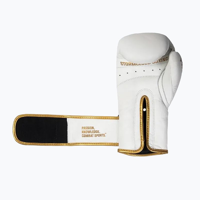 Boxerské rukavice StormCloud Boxing Pro white/gold 3