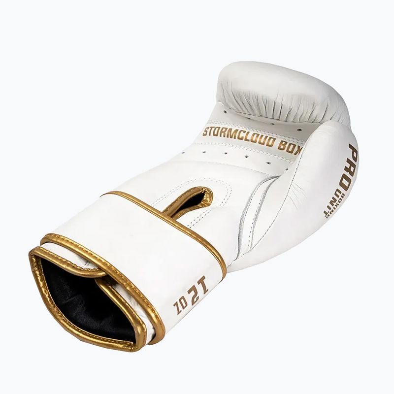 Boxerské rukavice StormCloud Boxing Pro white/gold 4