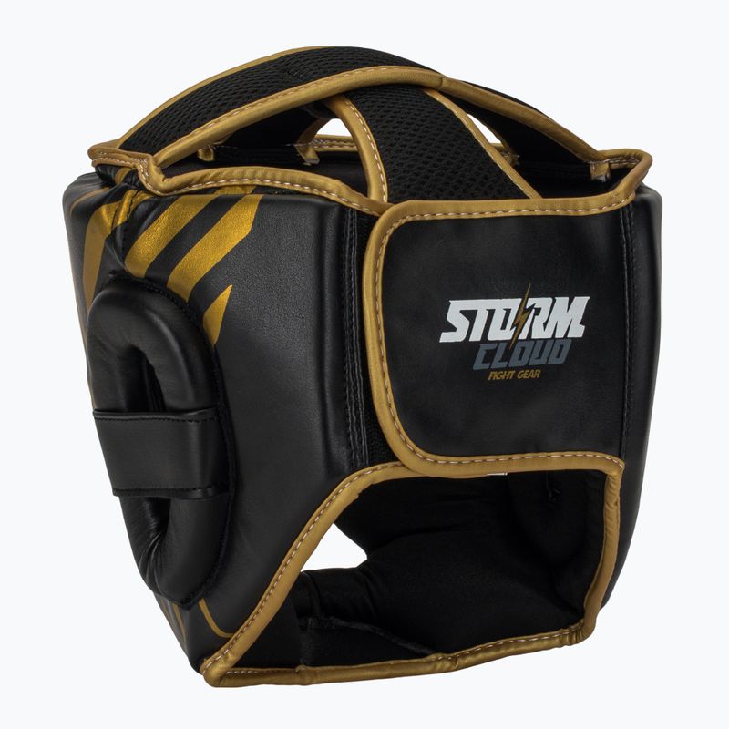 Boxerská přilba StormCloud Lynx black/gold 3