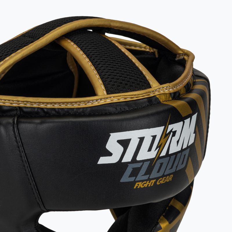 Boxerská přilba StormCloud Lynx black/gold 4
