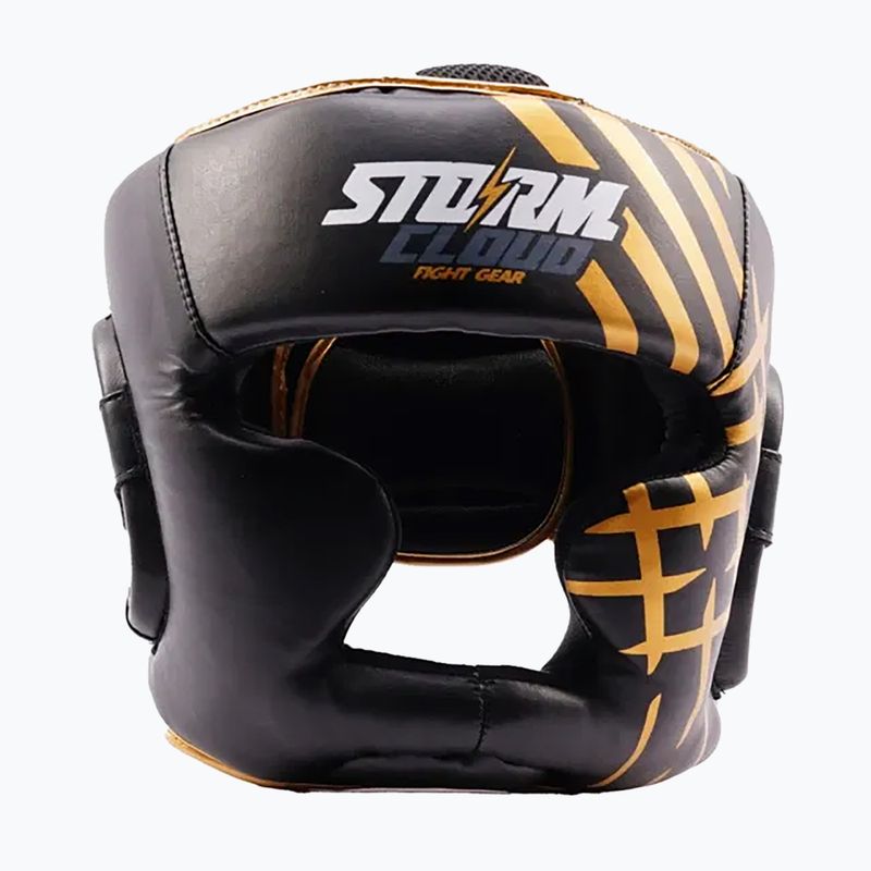 Boxerská přilba StormCloud Lynx black/gold