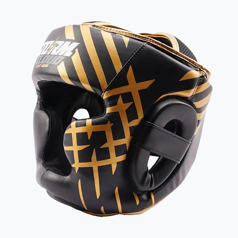 Boxerská přilba StormCloud Lynx black/gold 2
