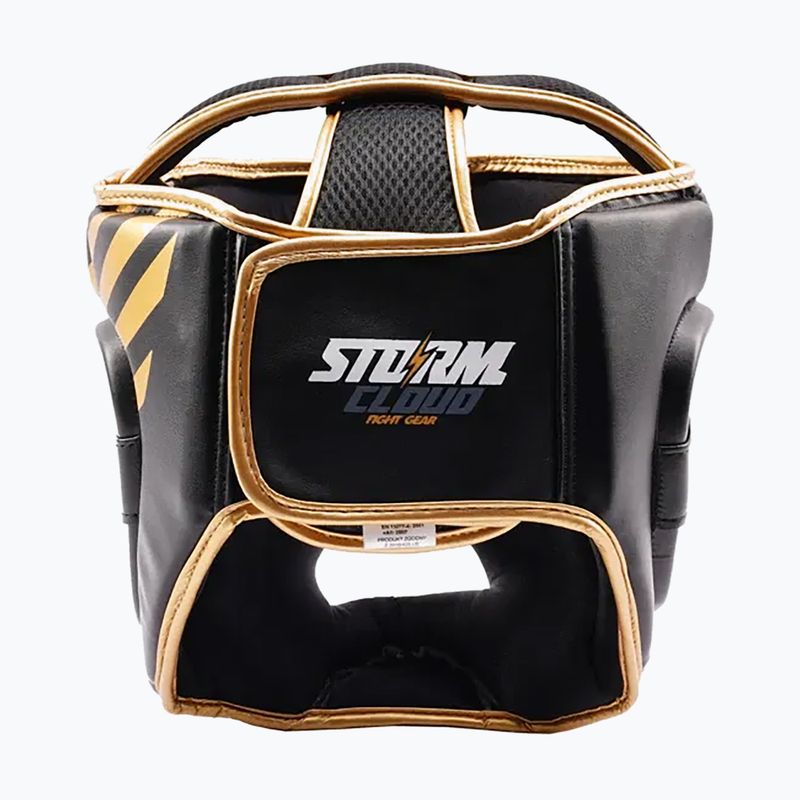 Boxerská přilba StormCloud Lynx black/gold 4