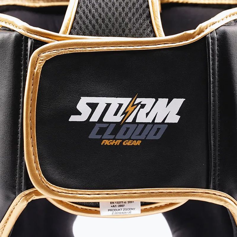 Boxerská přilba StormCloud Lynx black/gold 7