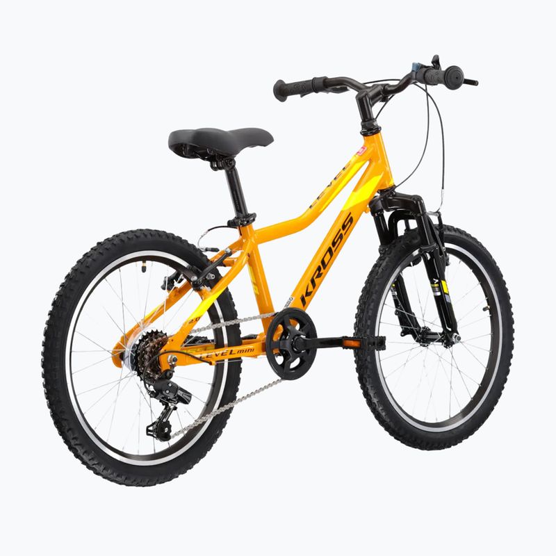 Dětské kolo KROSS Level Mini 2.0 yellow/black/gloss 3