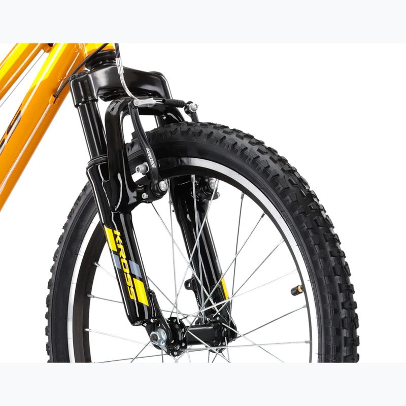 Dětské kolo KROSS Level Mini 2.0 yellow/black/gloss 5