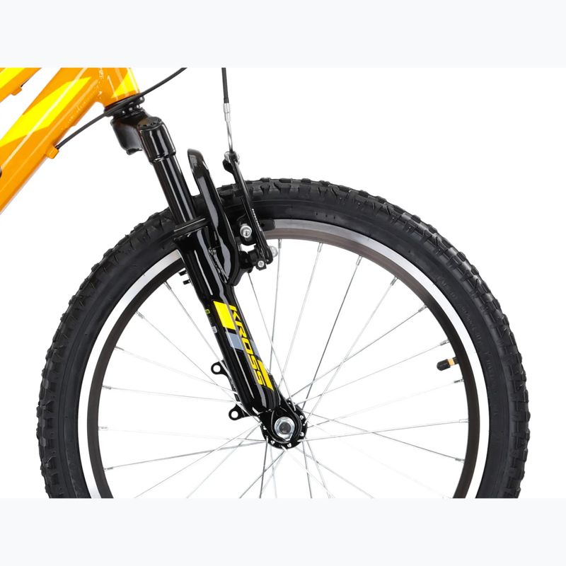Dětské kolo KROSS Level Mini 2.0 yellow/black/gloss 6