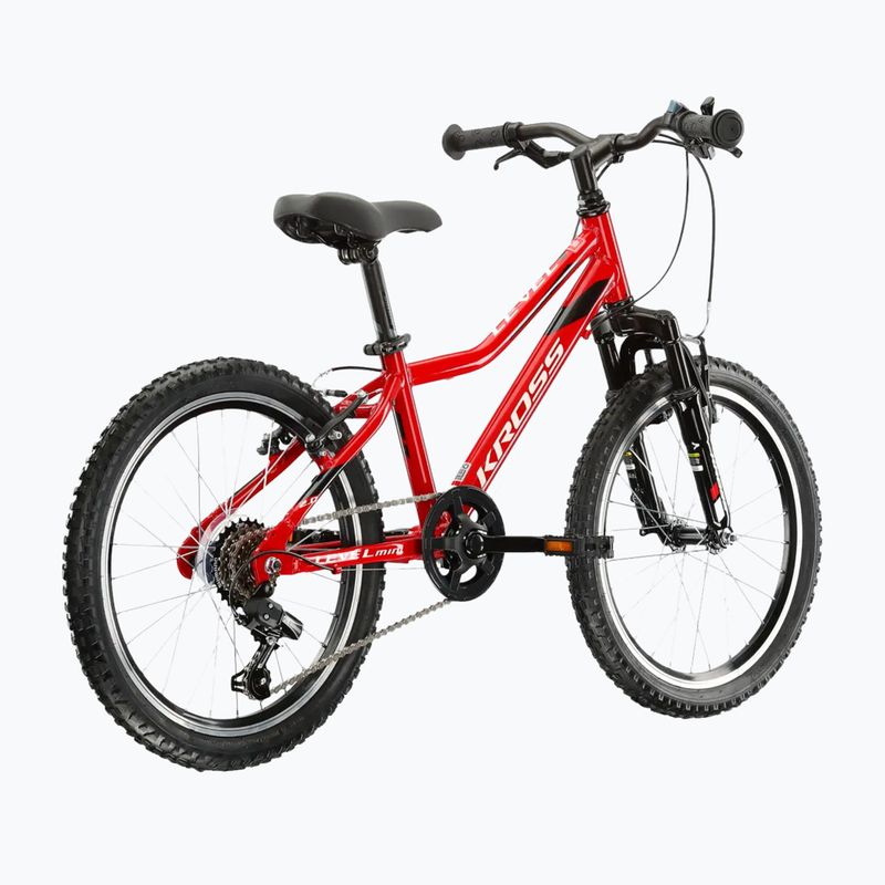 Dětské kolo KROSS Level Mini 2.0 red/black/gloss 3