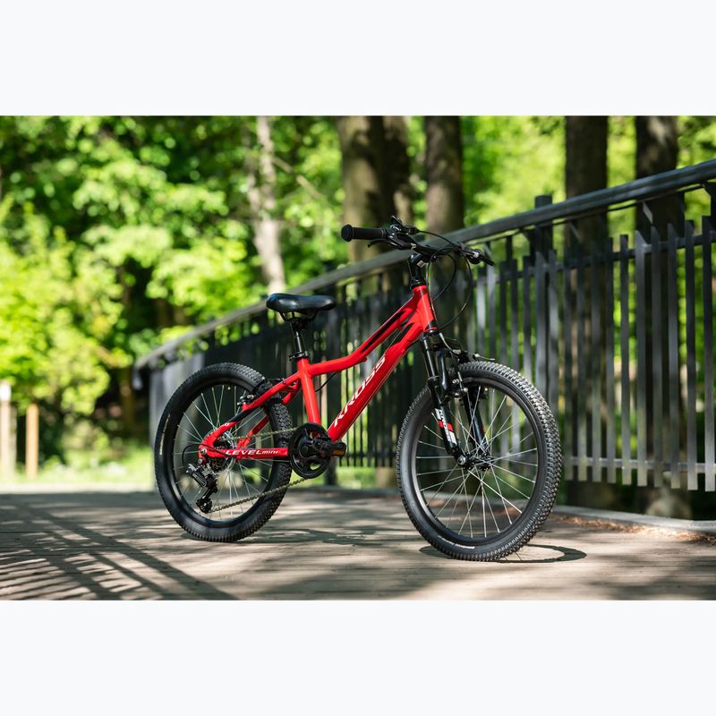 Dětské kolo KROSS Level Mini 2.0 red/black/gloss 12