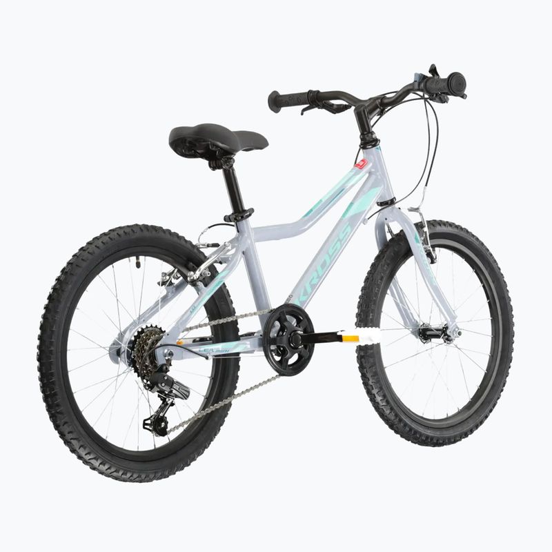 Dětské kolo KROSS Lea Mini 1.0 grey/mint/gloss 3