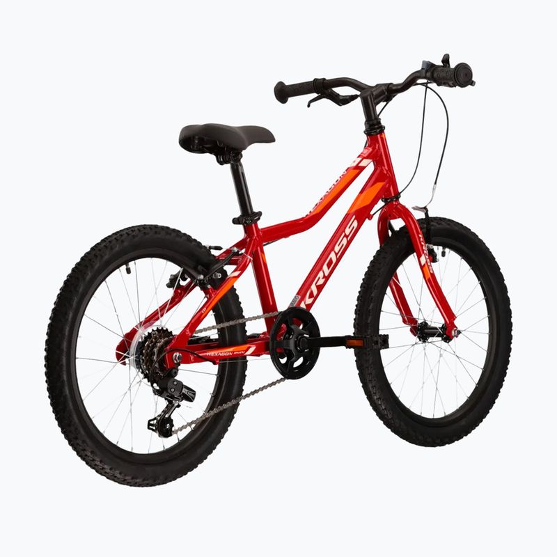 Dětské kolo KROSS Hexagon Mini 1.0 red/white/gloss 3
