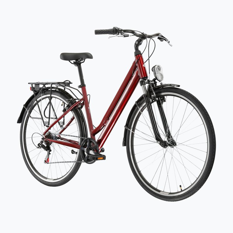 Městské kolo KROSS Sentio 1.0 ruby/grey/gloss 2