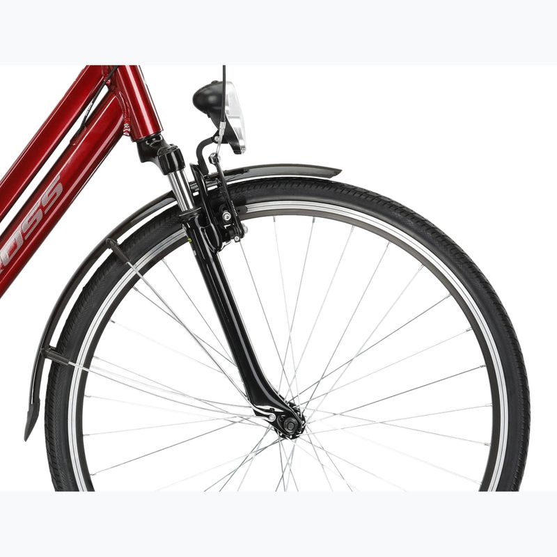 Městské kolo KROSS Sentio 1.0 ruby/grey/gloss 6
