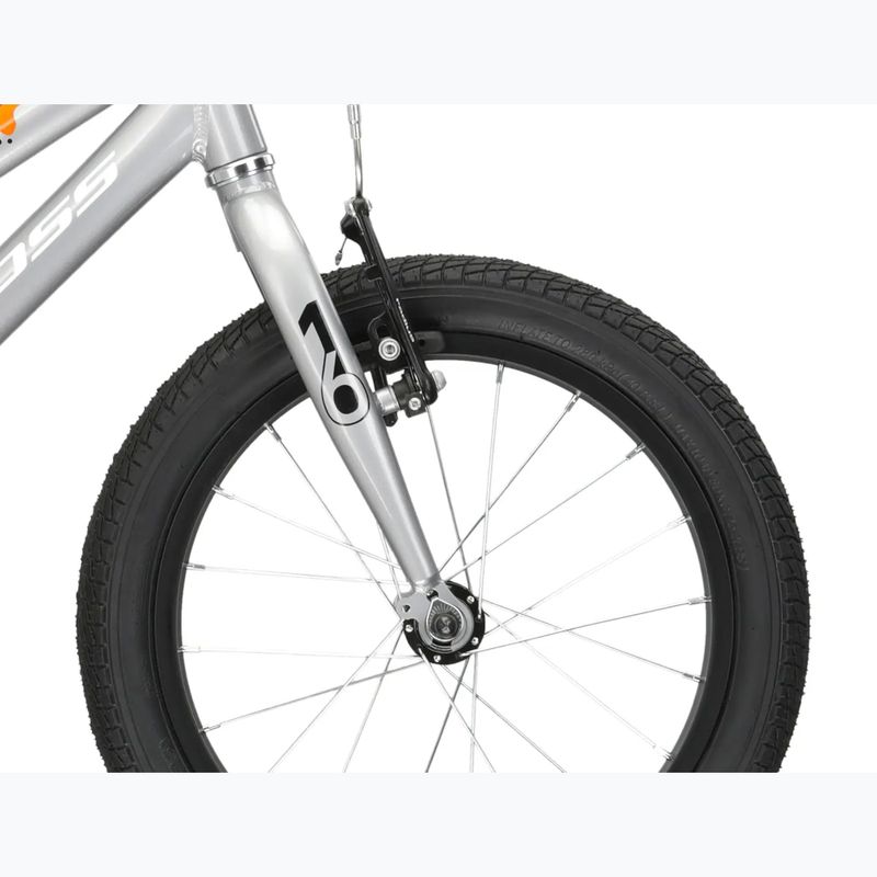Dětské kolo KROSS Racer 4.0 silver/white/gloss 5