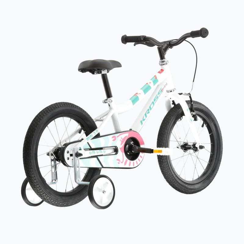 Dětské kolo KROSS Mini 3.0 white/mint/gloss 3