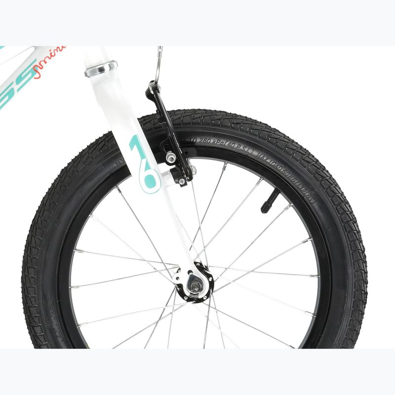 Dětské kolo KROSS Mini 3.0 white/mint/gloss 6