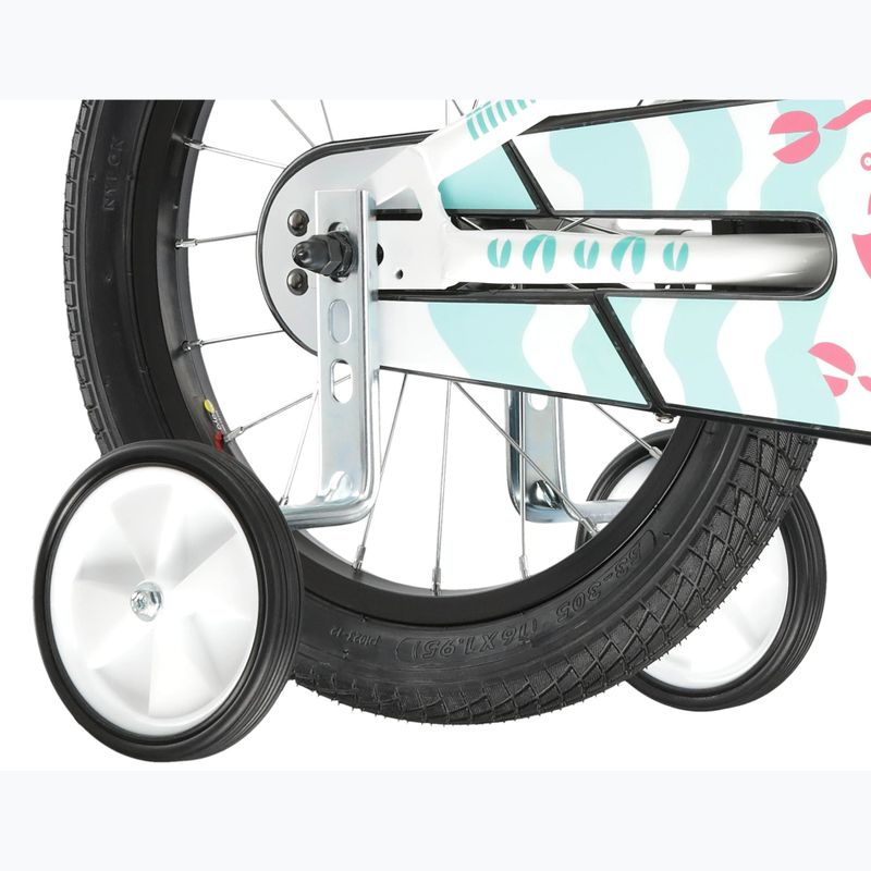 Dětské kolo KROSS Mini 3.0 white/mint/gloss 7