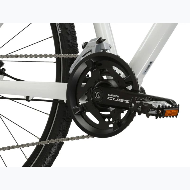 Dámské krosové kolo KROSS Evado 7.0 In white/turquoise/gloss 9