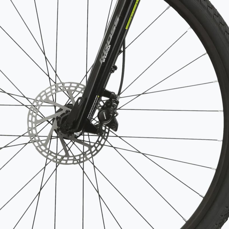 Krosové kolo KROSS Evado 5.0 black/green/gloss 7