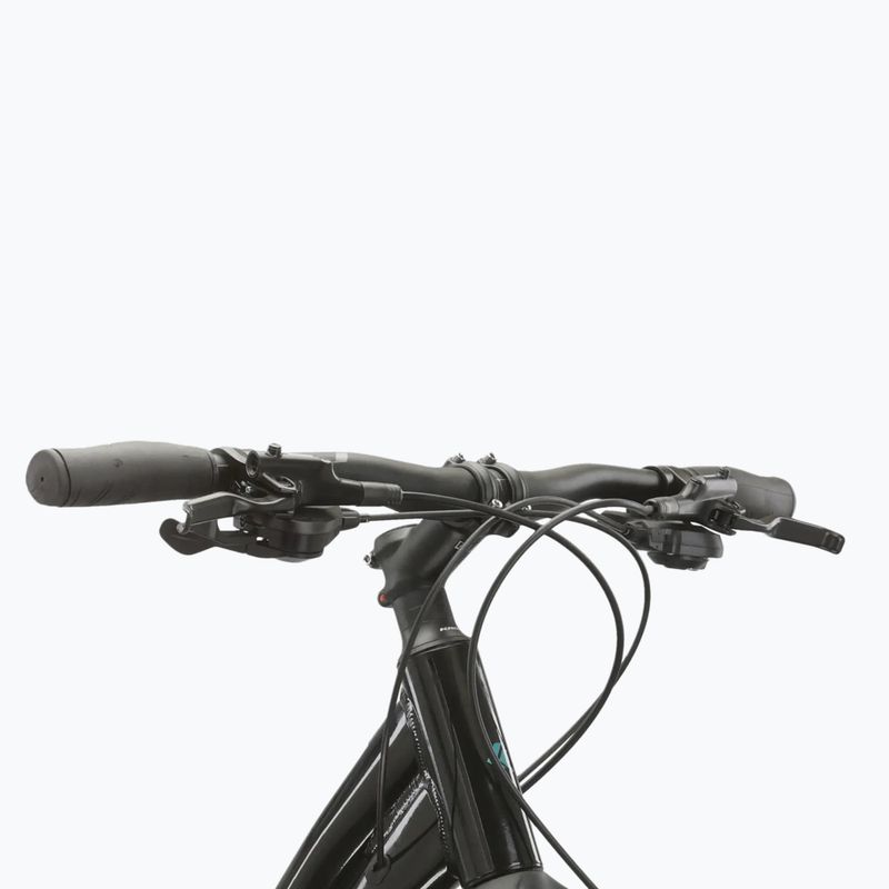 Dámské krosové kolo KROSS Evado 5.0 In black/turquoise/gloss 4