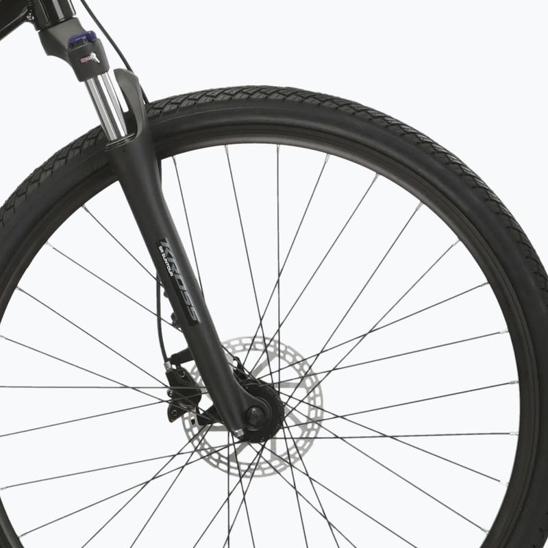 Dámské krosové kolo KROSS Evado 5.0 In black/turquoise/gloss 6