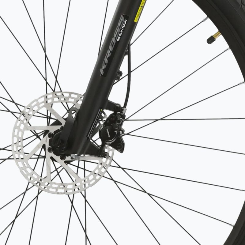 Dámské krosové kolo KROSS Evado 5.0 In black/turquoise/gloss 7