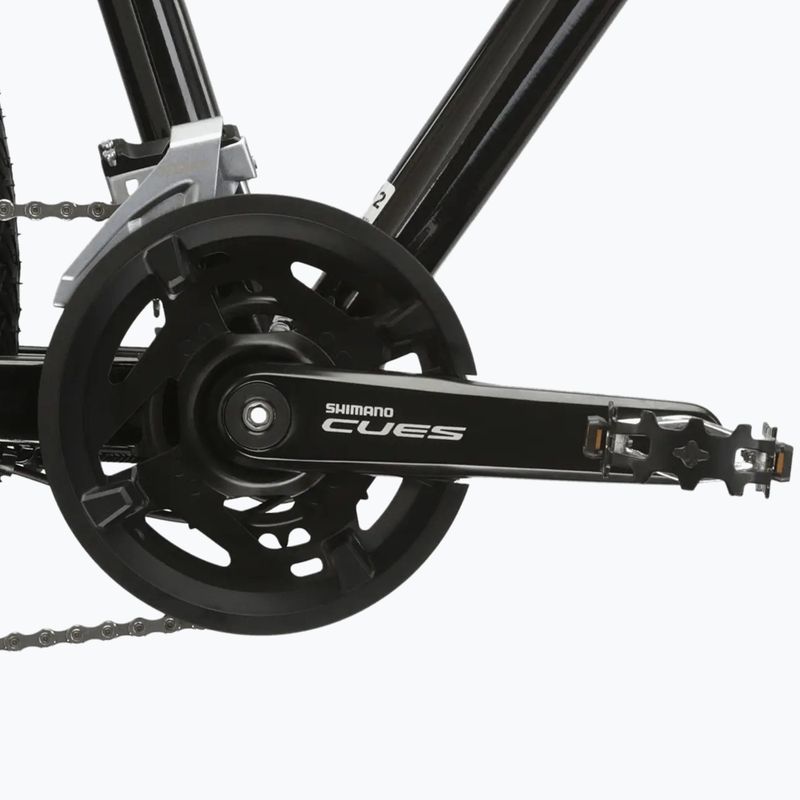 Dámské krosové kolo KROSS Evado 5.0 In black/turquoise/gloss 8