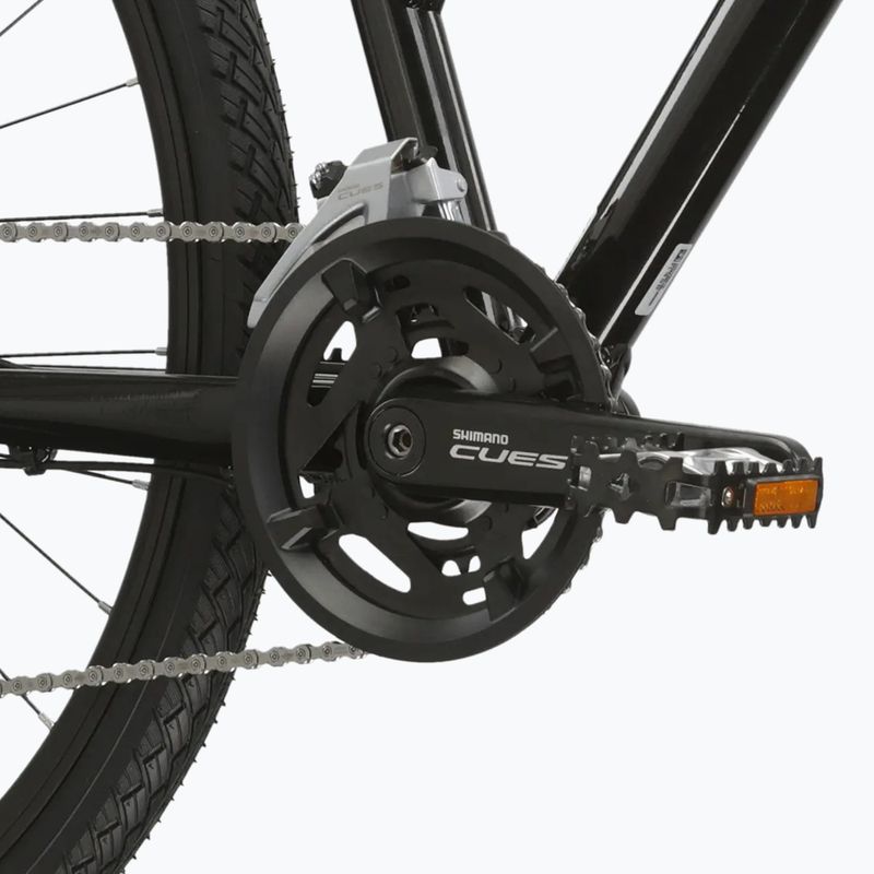 Dámské krosové kolo KROSS Evado 5.0 In black/turquoise/gloss 9