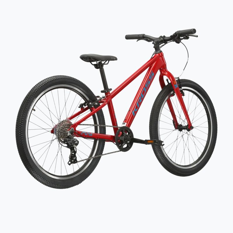 Dětské kolo KROSS Level Jr 1.0 red/teal/gloss 3