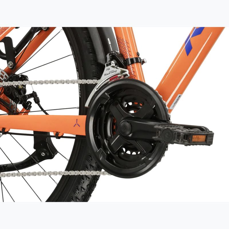 Dámské horské kolo KROSS Lea 2.0 Eq W 27.5 orange/navy blue/gloss 9