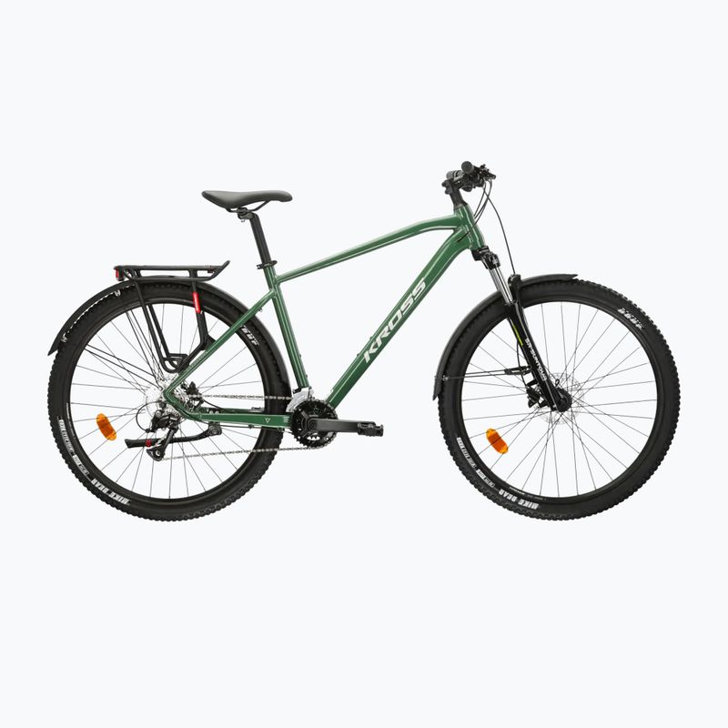 Horské kolo KROSS Hexagon 4.0 EQ 29" green/silver/gloss