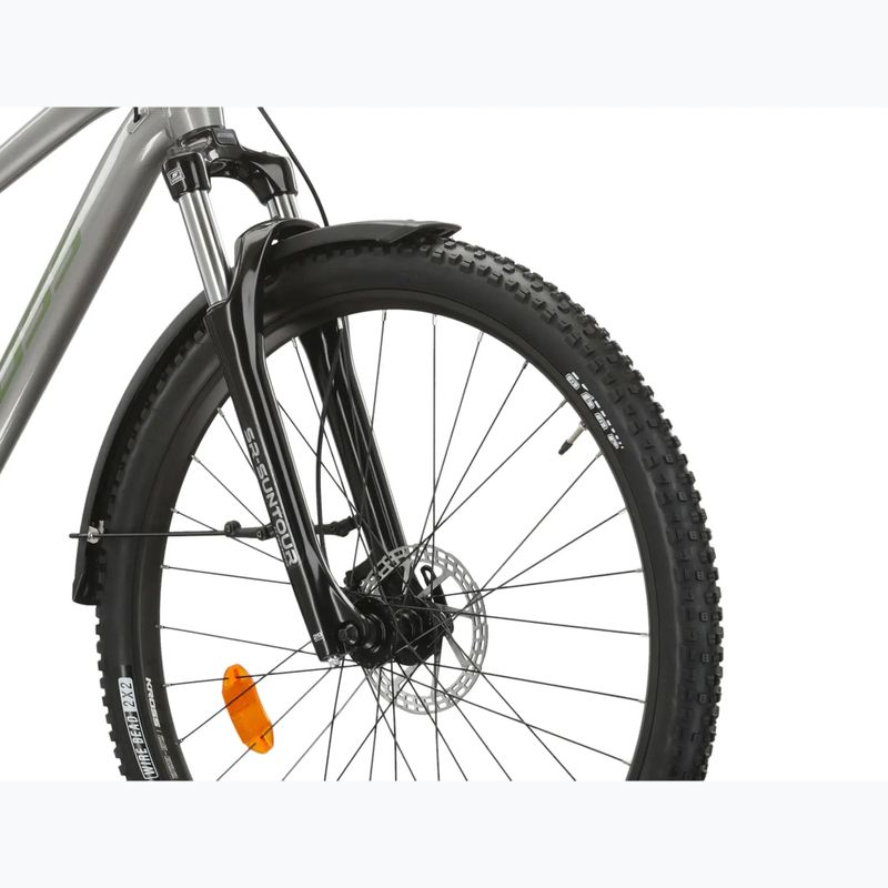 Horské kolo KROSS Hexagon 4.0 EQ 27,5" silver/green/gloss 5